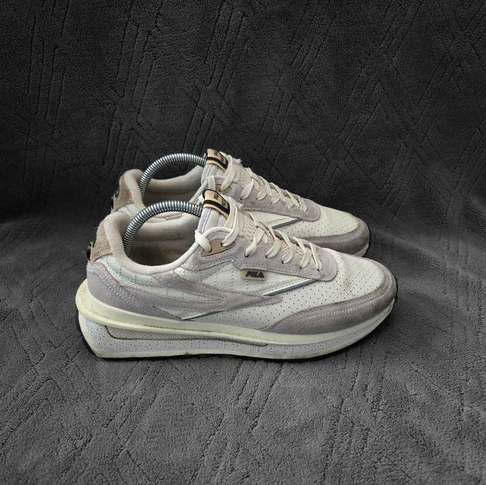 Fila Renno Eco Casual Shoes Mens Sz 8.5 Athletic Sneakers Gray White.